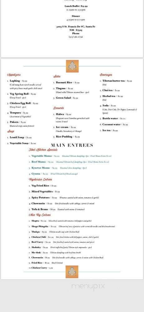 Menu page 2