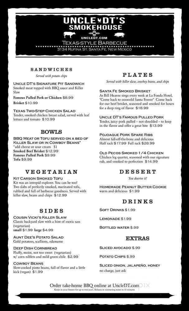Menu page 2