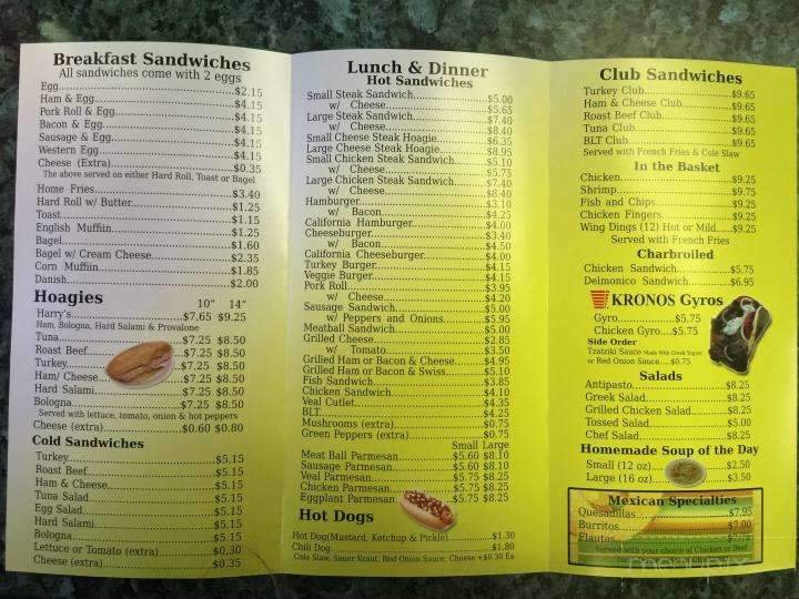 Menu page 2