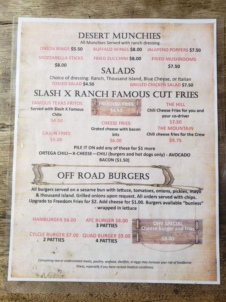 Menu page 6