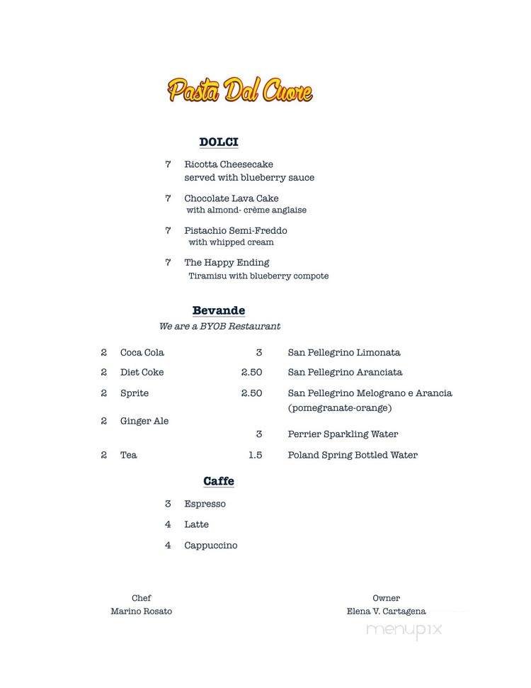Menu page 2