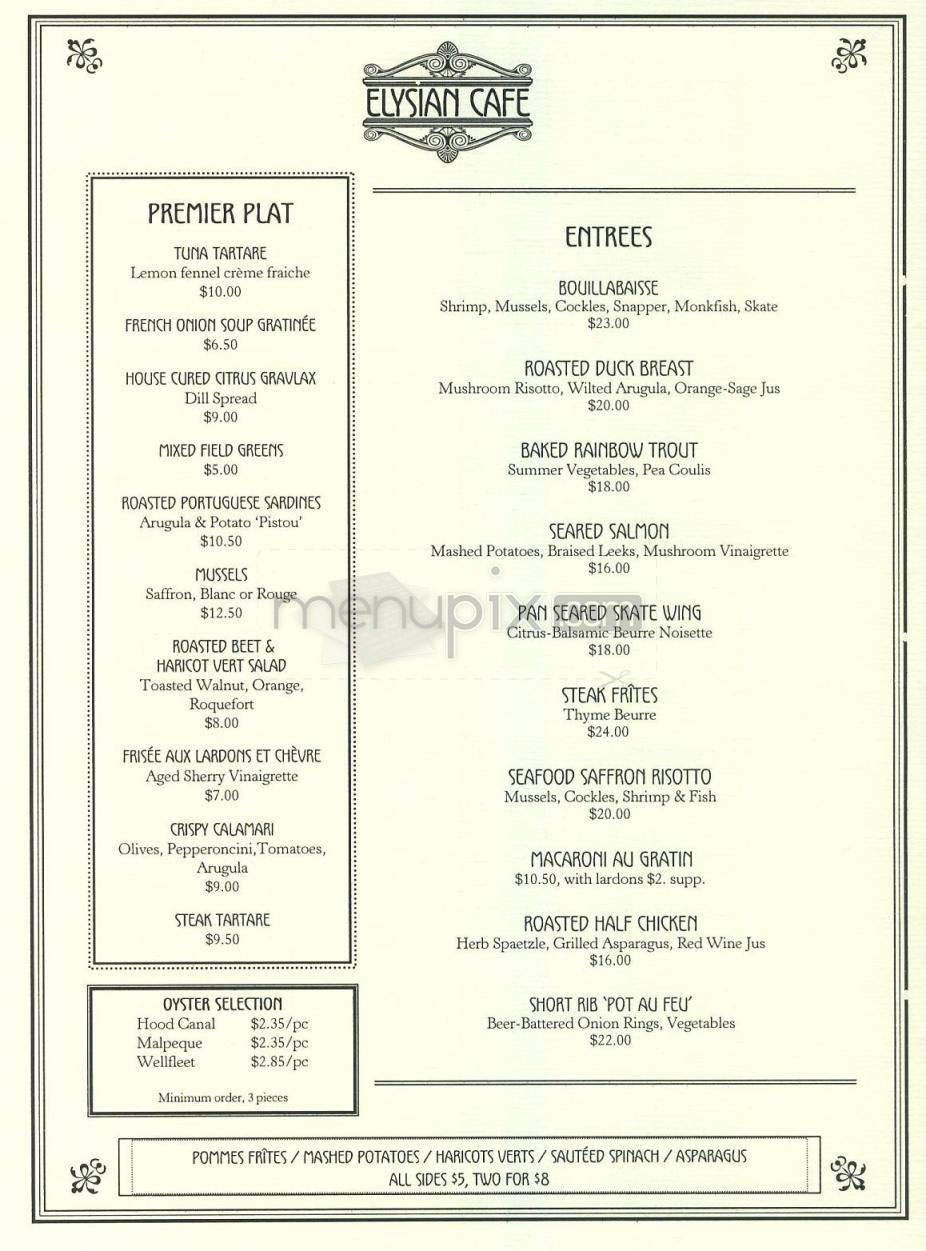 Menu page 2