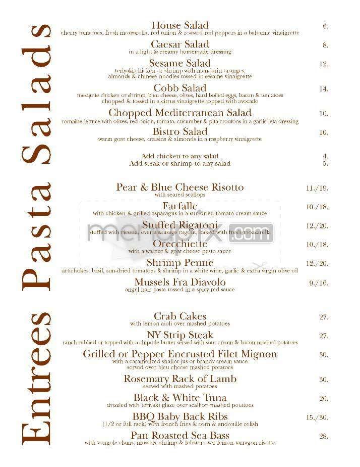Menu page 2