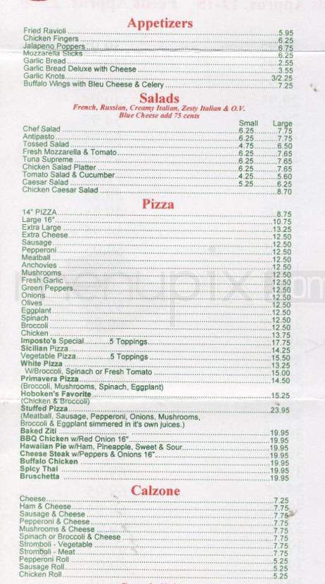 Menu page 2