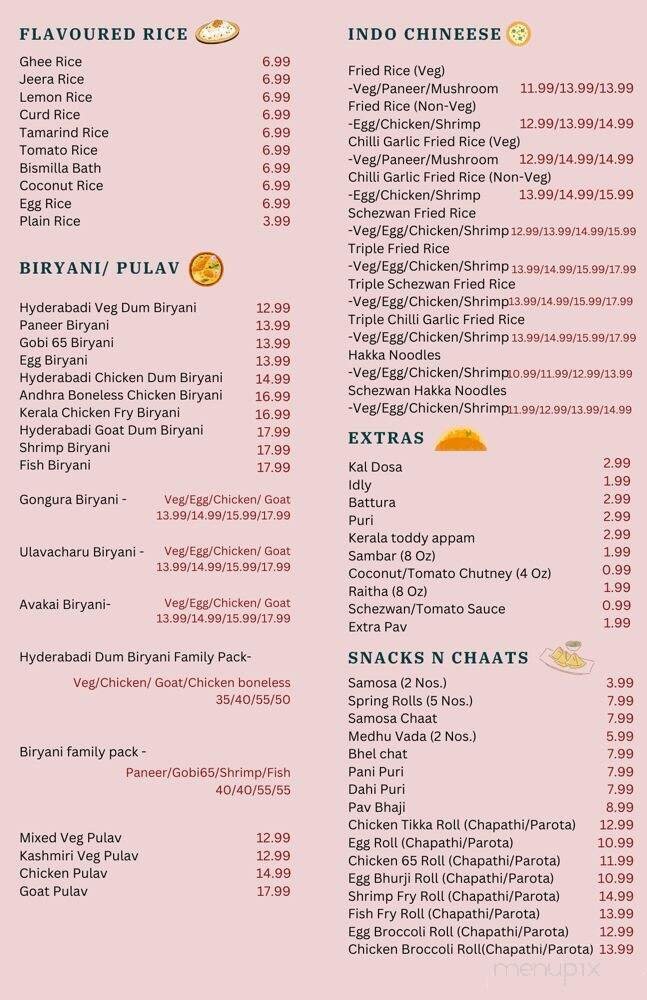 Menu page 2