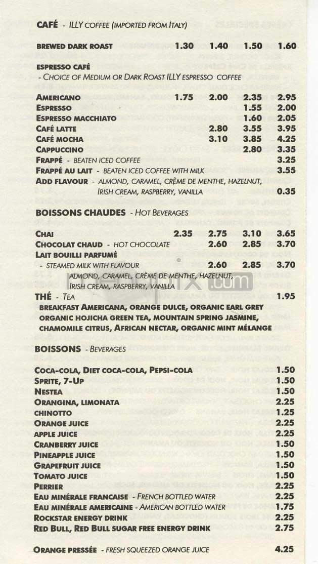 Menu page 5
