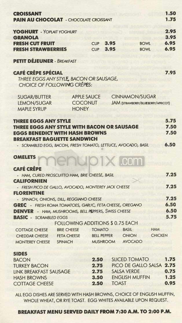 Menu page 6