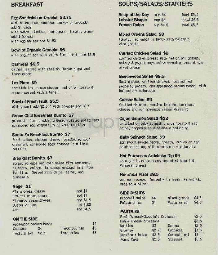 Menu page 2
