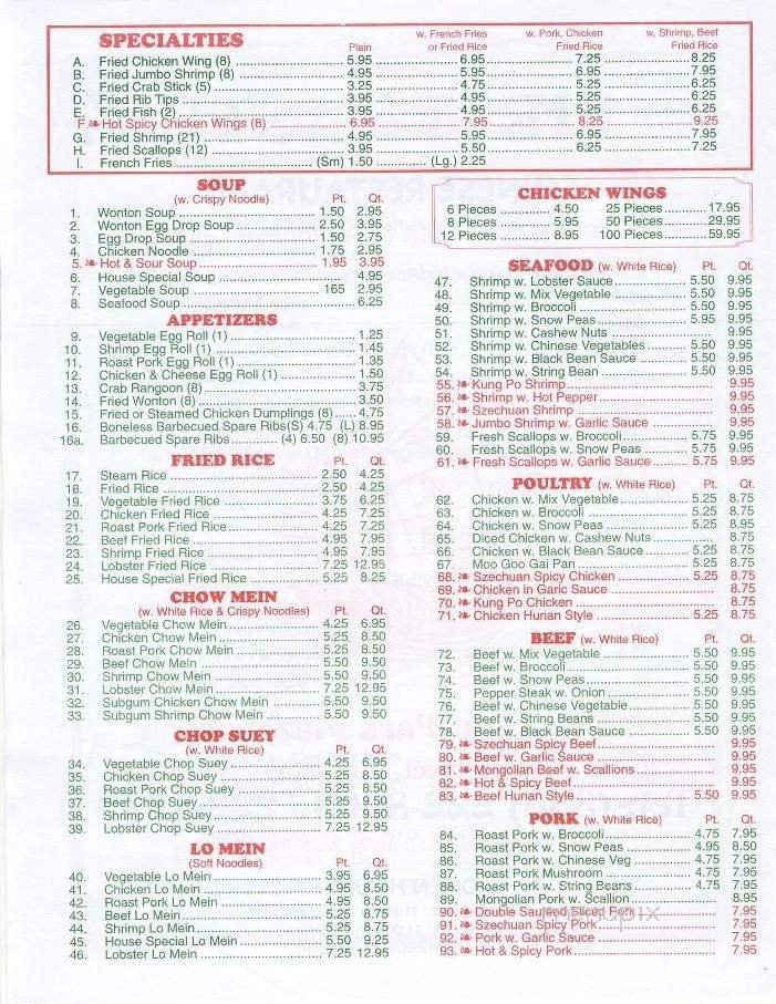 Menu page 2