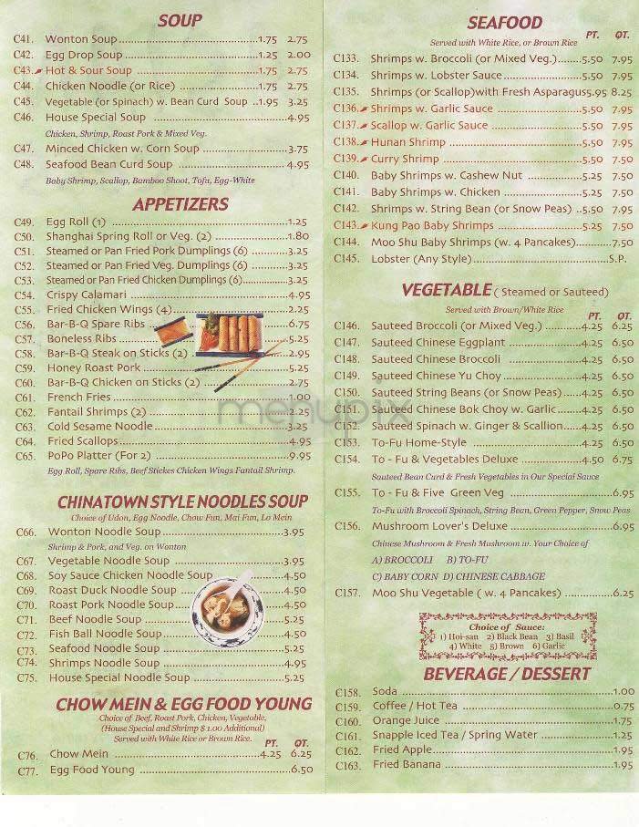 Menu page 2