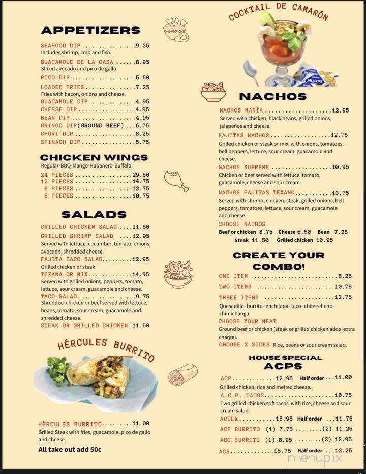 Menu page 2