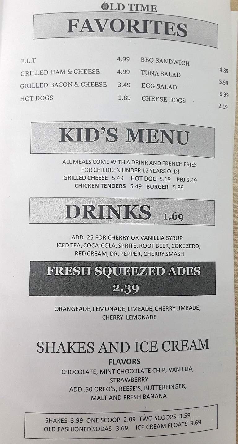 Menu page 2