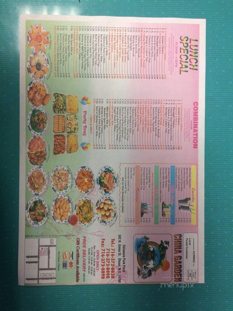 Menu page 2