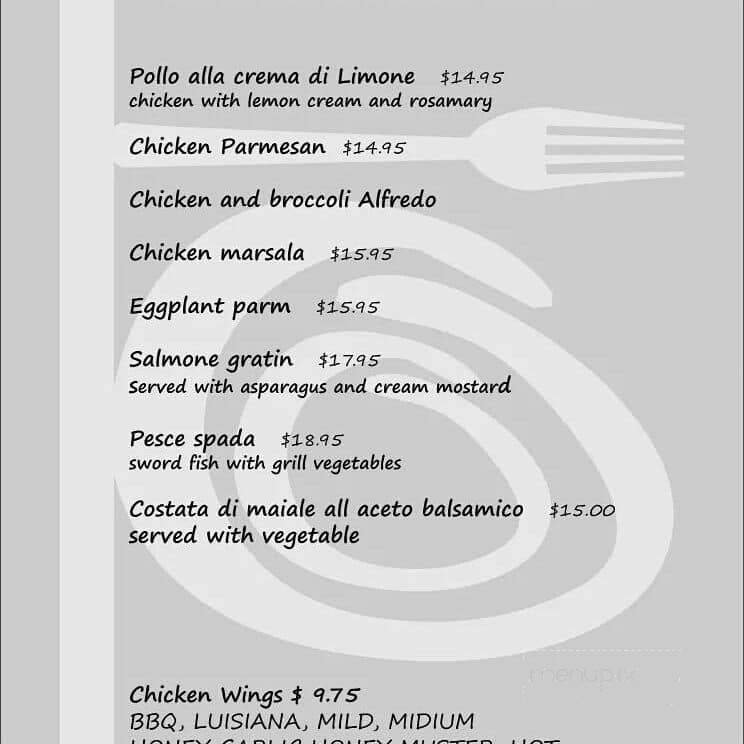 Menu page 1
