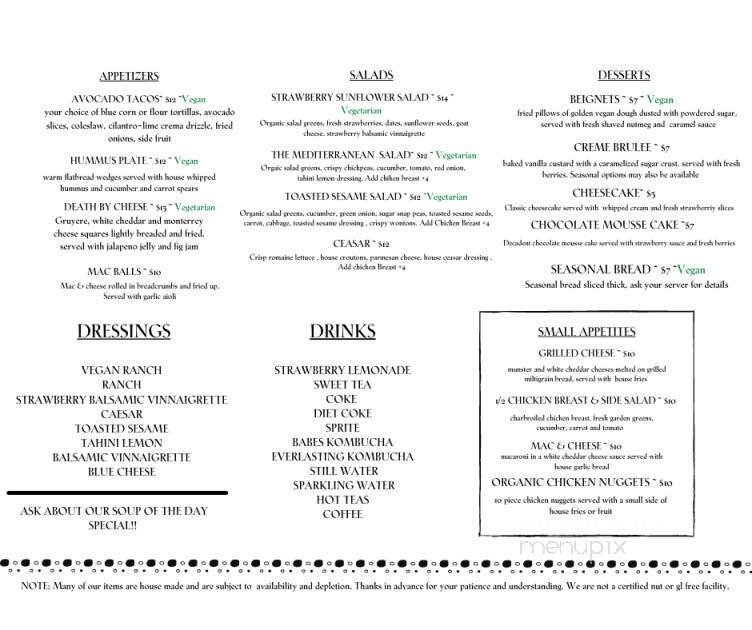 Menu page 2