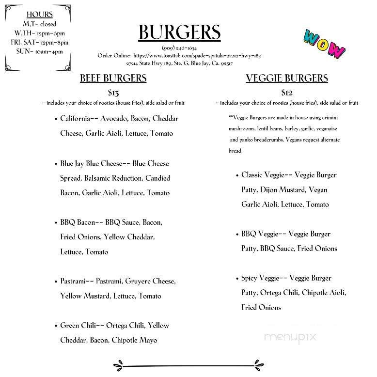 Menu page 6