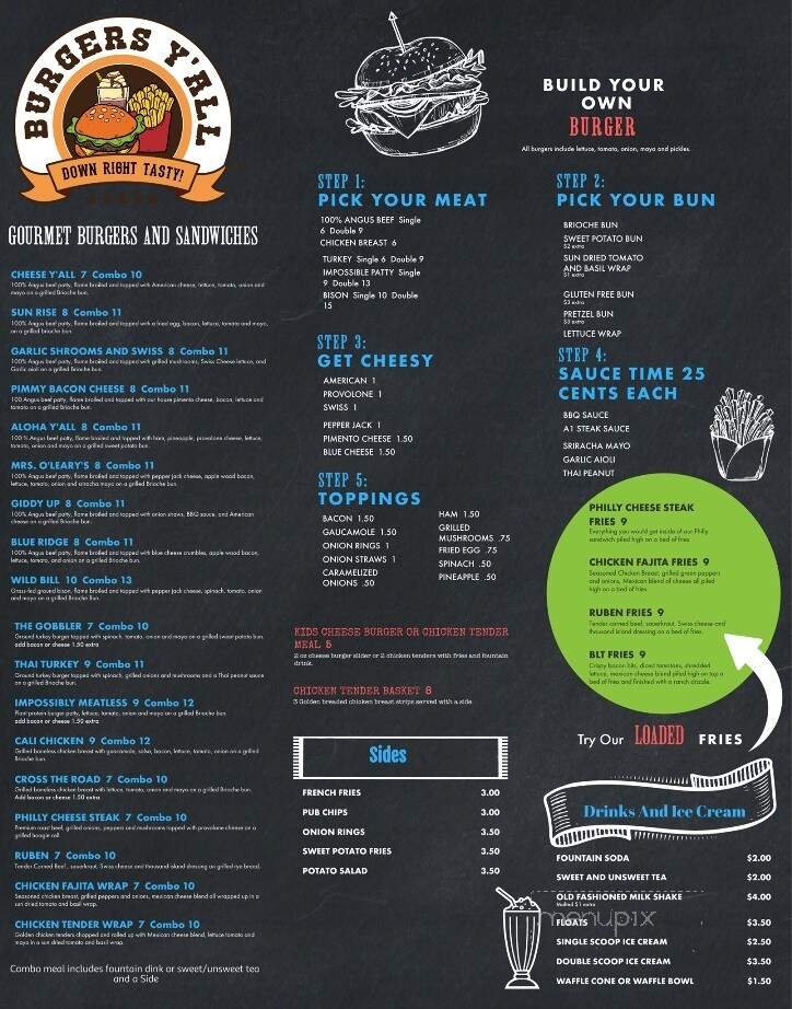 Menu page 1
