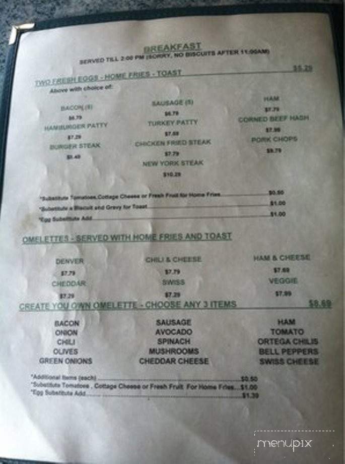 Menu page 2