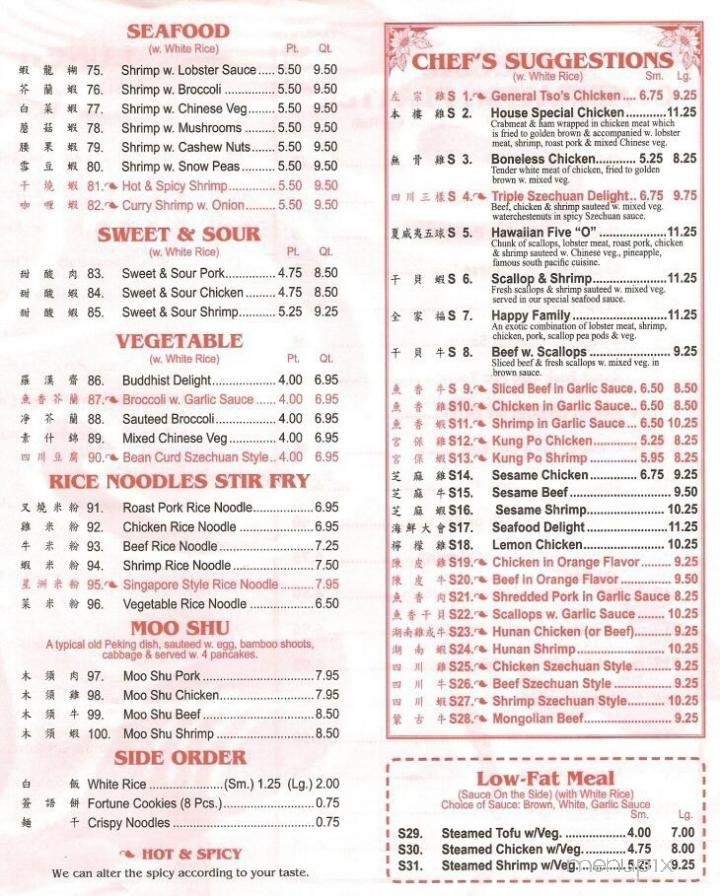 Menu page 2