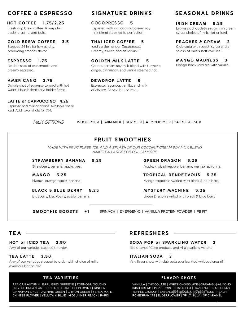 Menu page 2