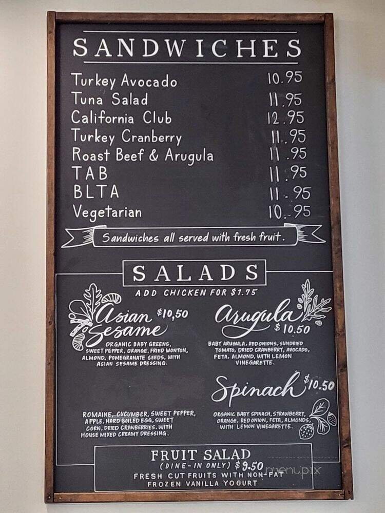 Menu page 2