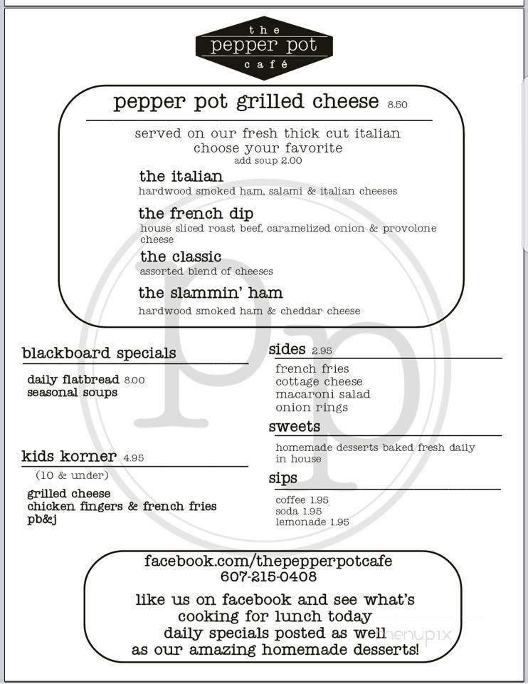 Menu page 2