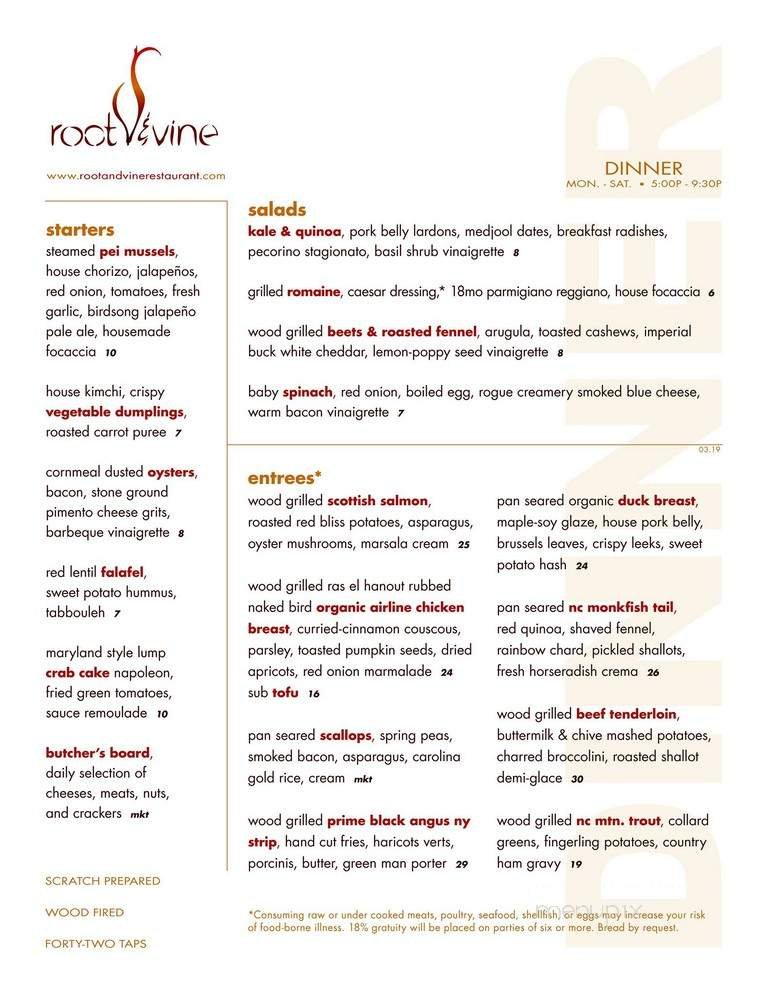 Menu page 2