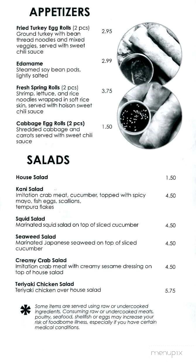 Menu page 2