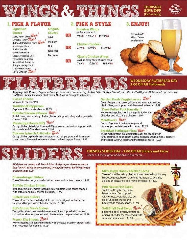 Menu page 2