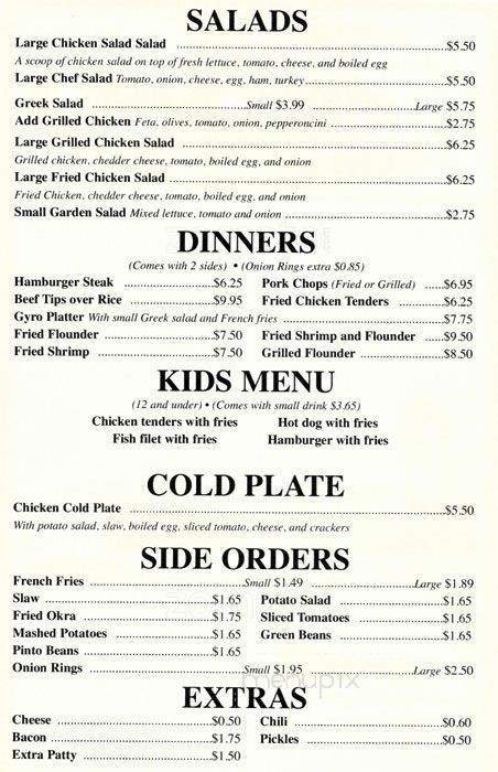 Menu page 2