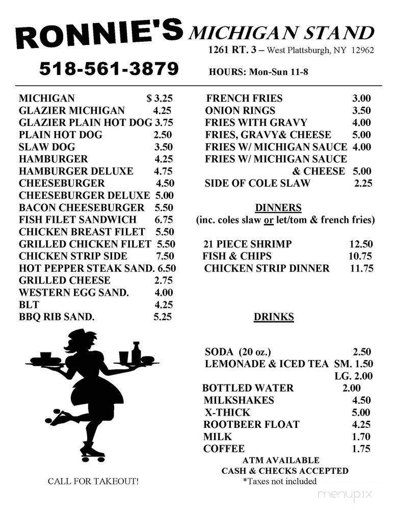 Menu page 1