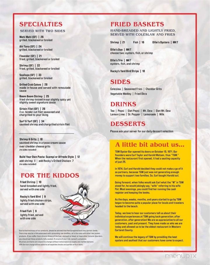 Menu page 2