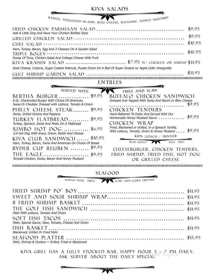 Menu page 2