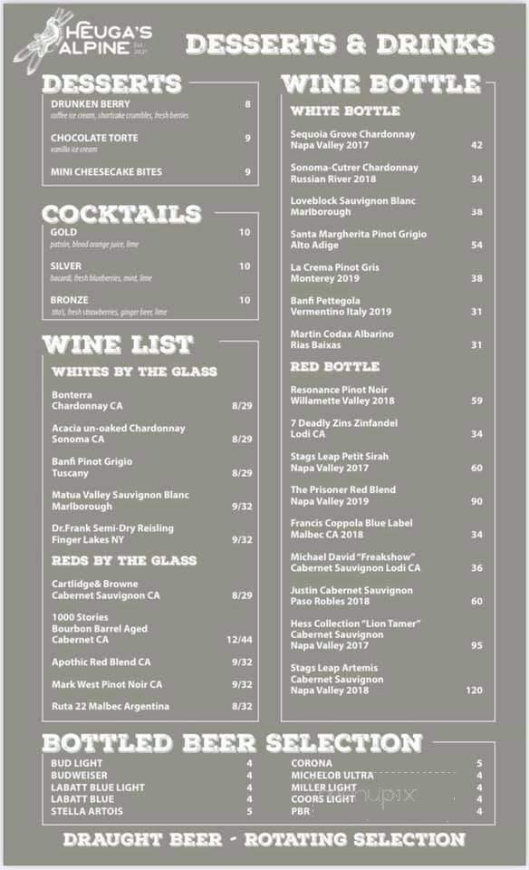 Menu page 2