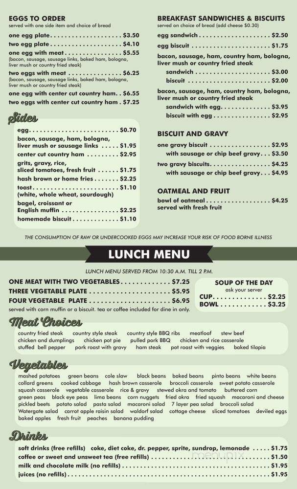 Menu page 2