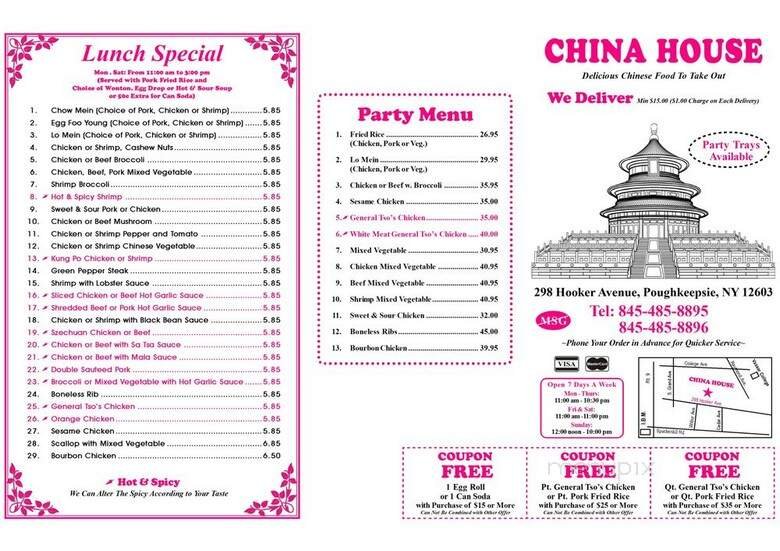 Menu page 2
