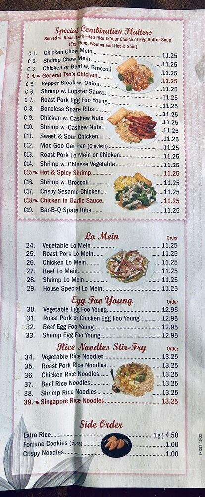 Menu page 2
