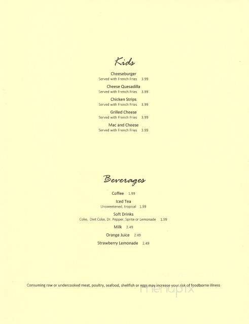 Menu page 3