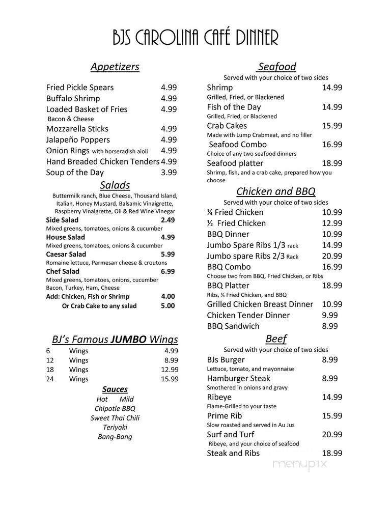 Menu page 2