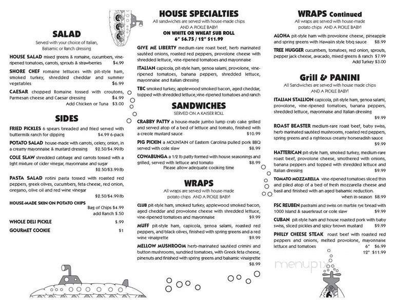 Menu page 2