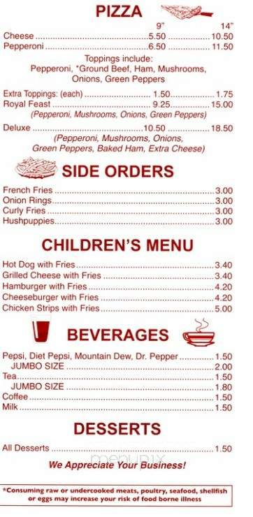 Menu page 2
