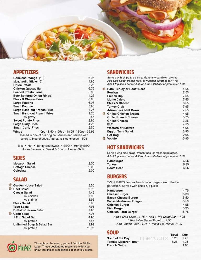 Menu page 2