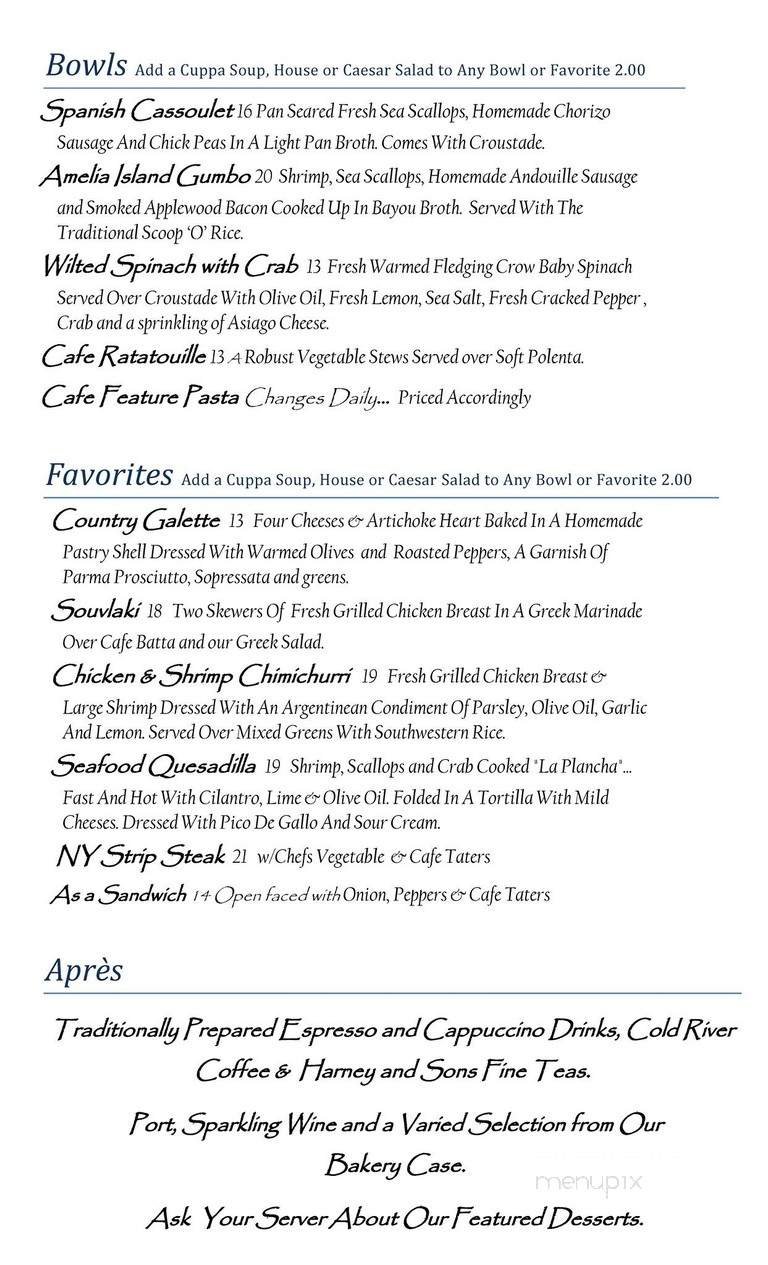 Menu page 2