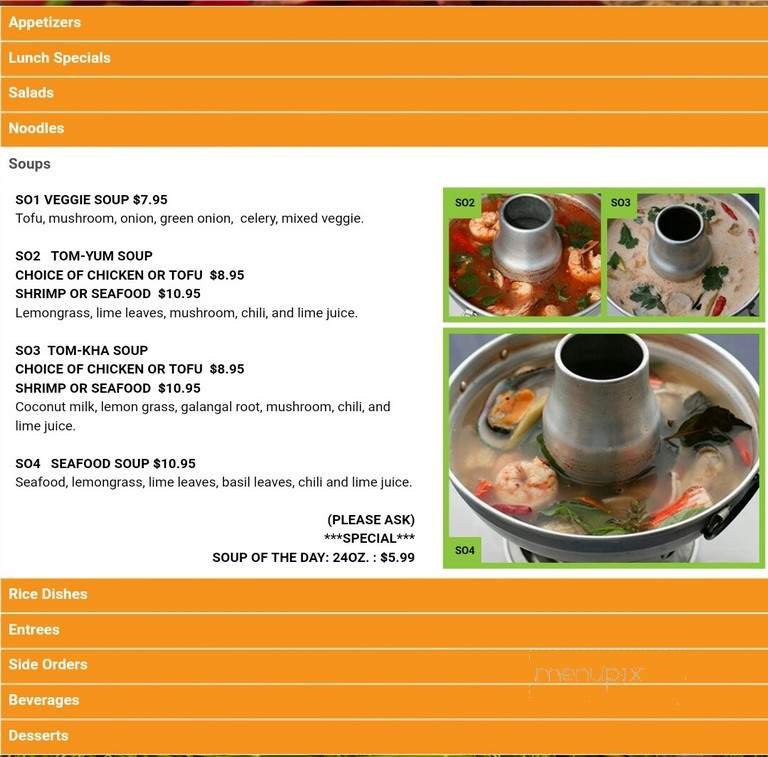 Menu page 6