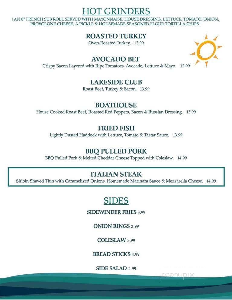 Menu page 1
