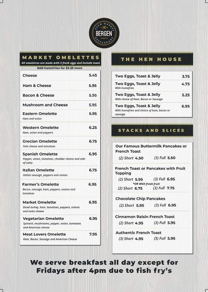 Menu page 1