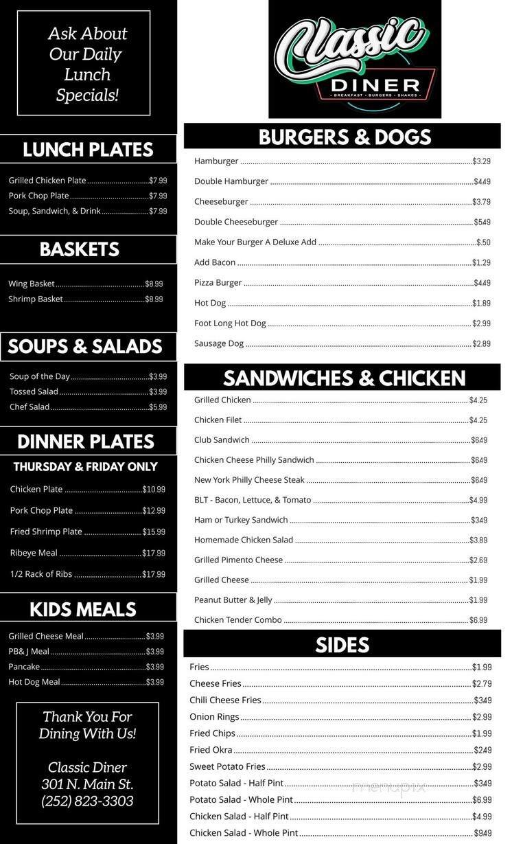 Menu page 2