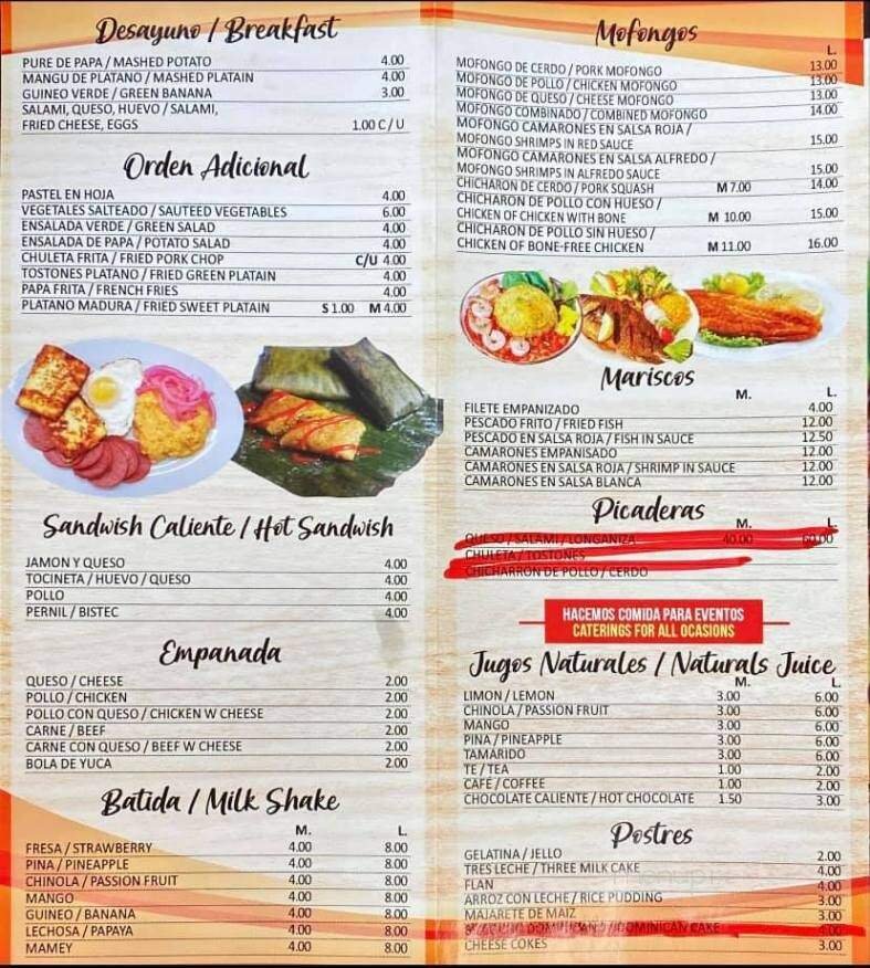 Menu page 2