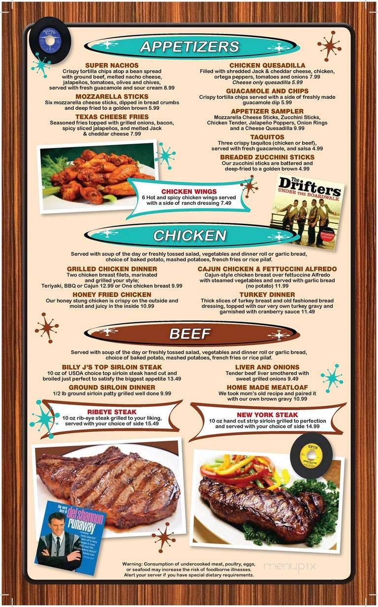 Menu page 2