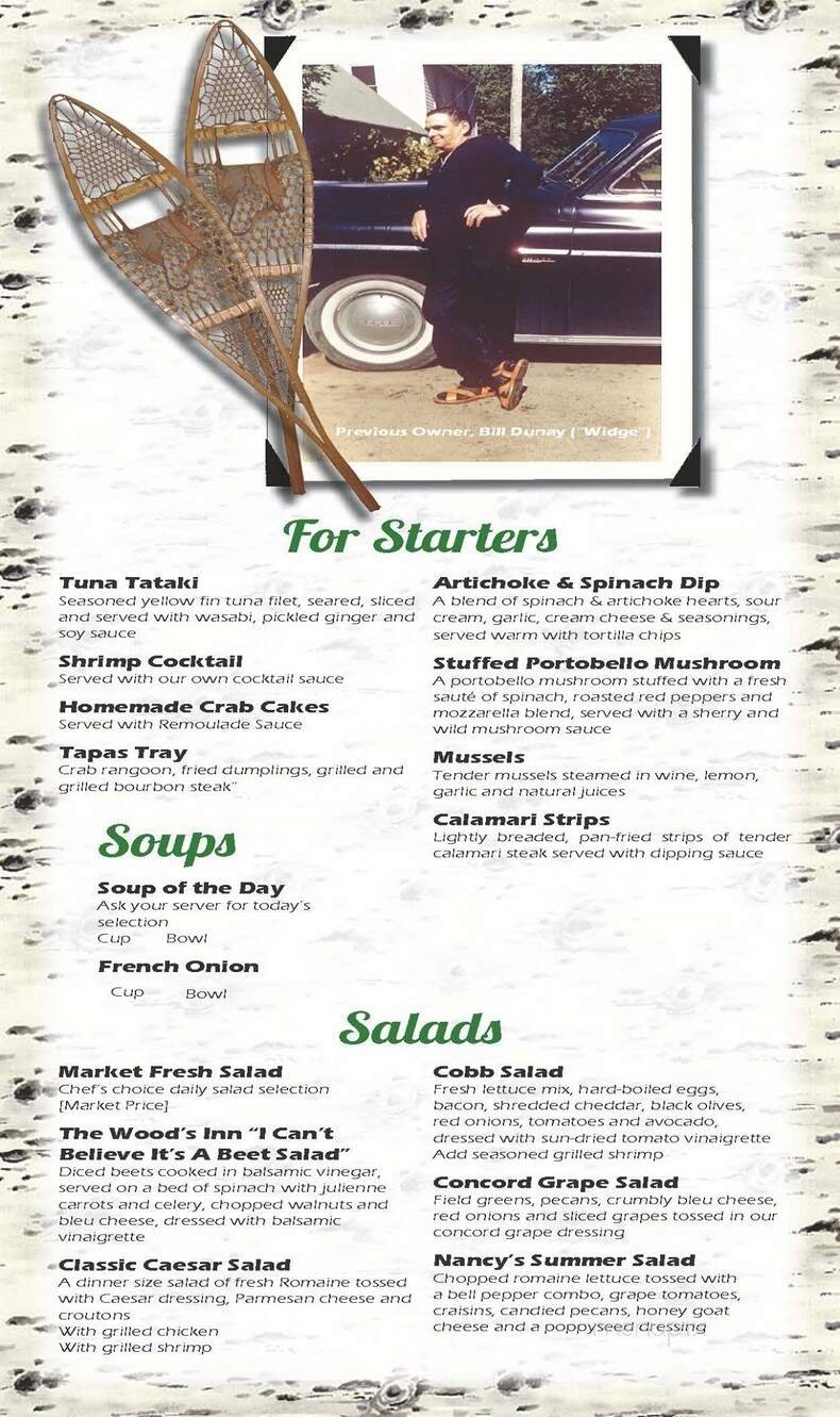 Menu page 1